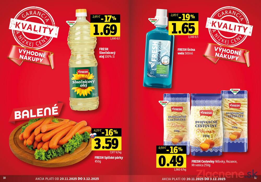 Leták Fresh
		  platný do 3.12.2025 - strana 6