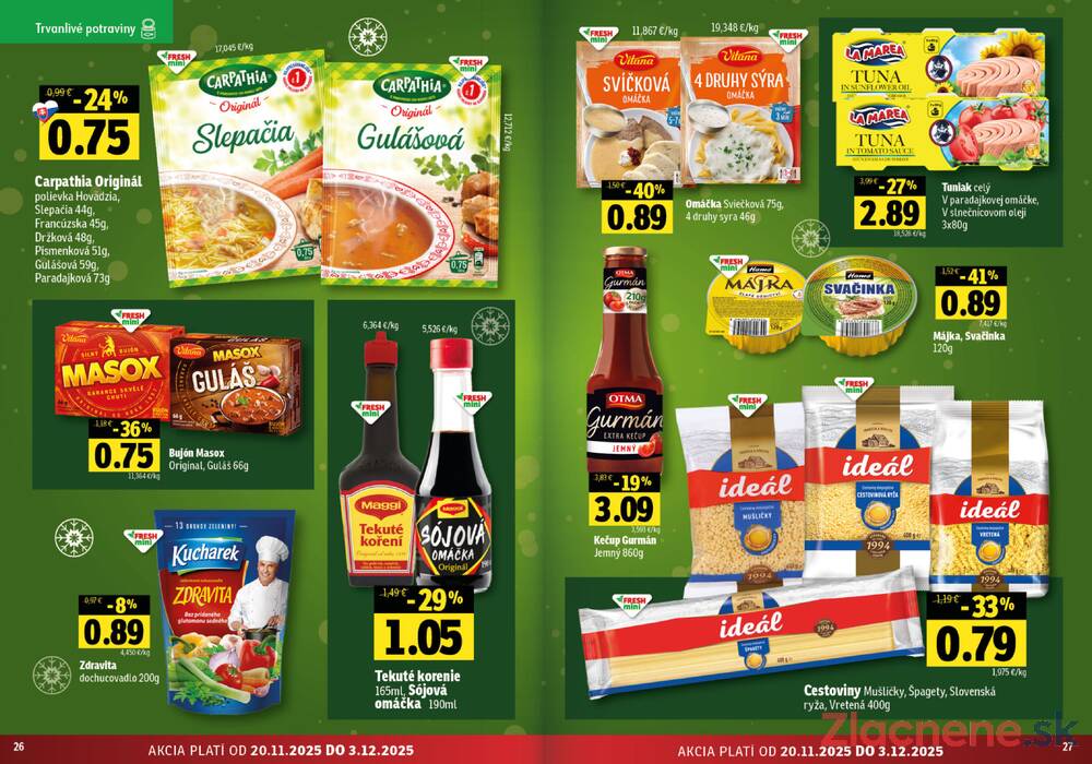 Leták Fresh
		  platný do 3.12.2025 - strana 14