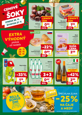 Leták Billa
platný do 2.12.2025 - strana 21