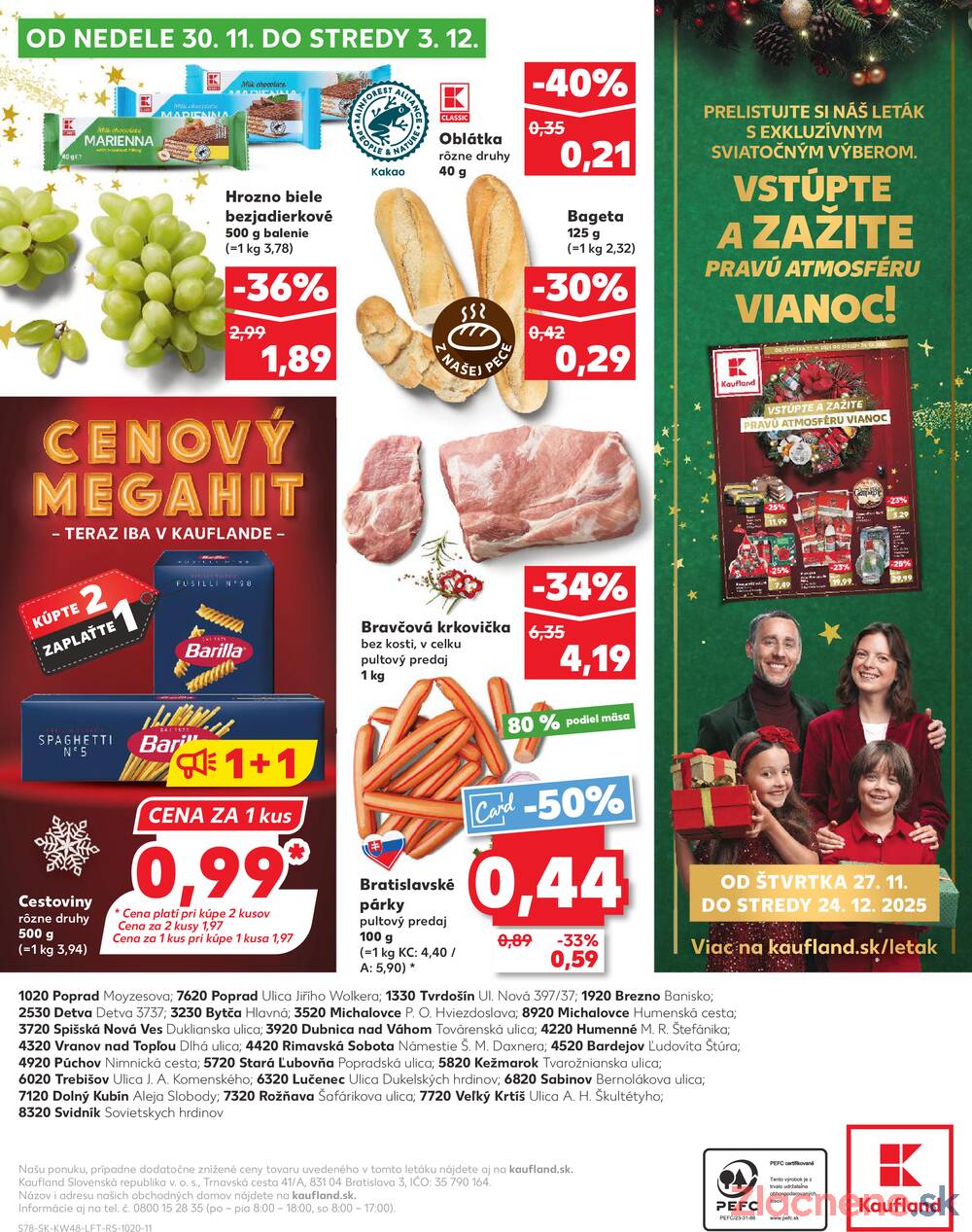 Leták Kaufland - Kaufland 27.11. - 3.12. - Kaufland Detva - strana 78 Leták Kaufland - Kaufland 27.11. - 3.12. - Kaufland Detva - strana 78