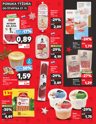 Kaufland 27.11. - 3.12. - Kaufland Bardejov