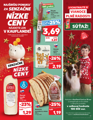 Kaufland 27.11. - 3.12. - Kaufland Piešťany