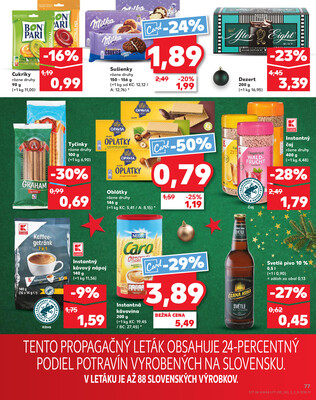 Leták Kaufland
platný do 3.12.2025 - strana 77
