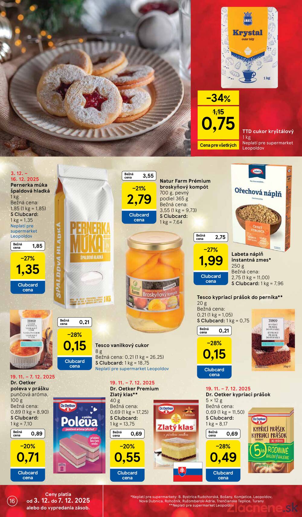 Leták Tesco
		  platný do 7.12.2025 - strana 16