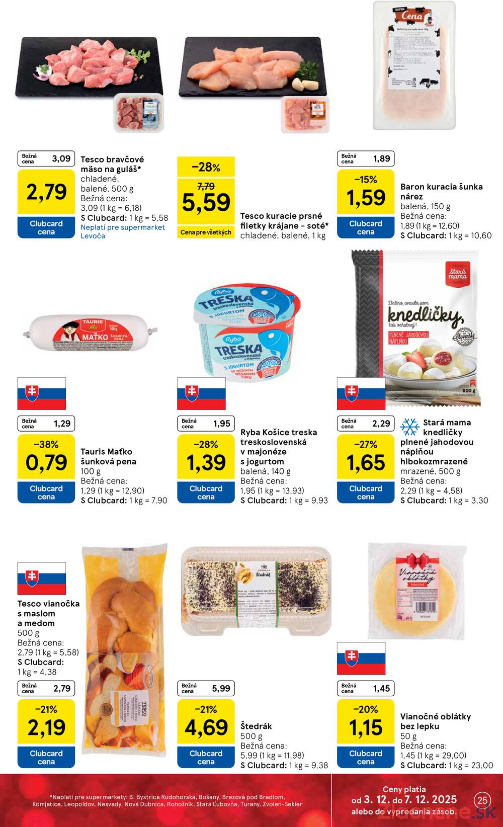 Leták Tesco
		  platný do 7.12.2025 - strana 25
