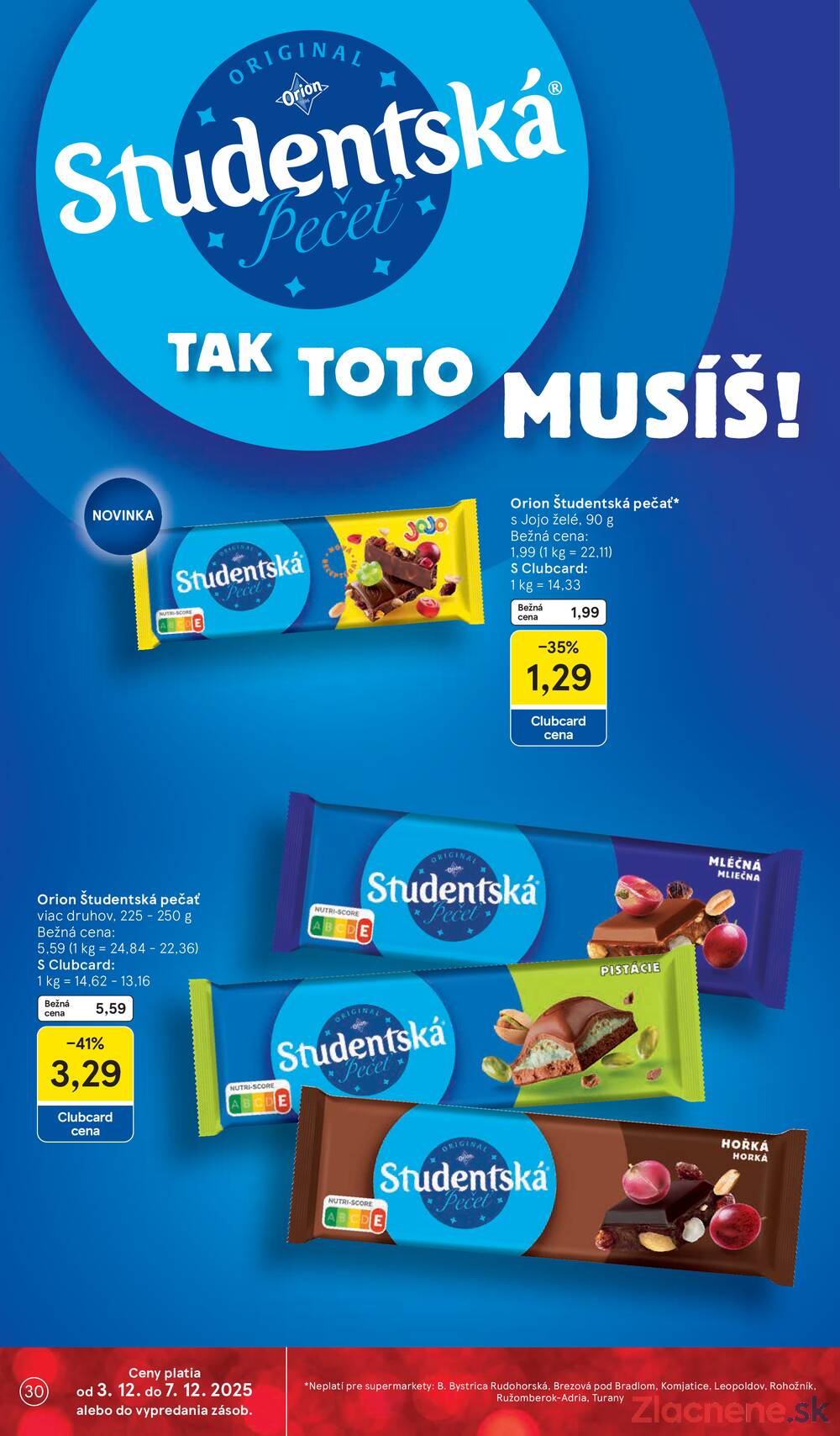 Leták Tesco
		  platný do 7.12.2025 - strana 30