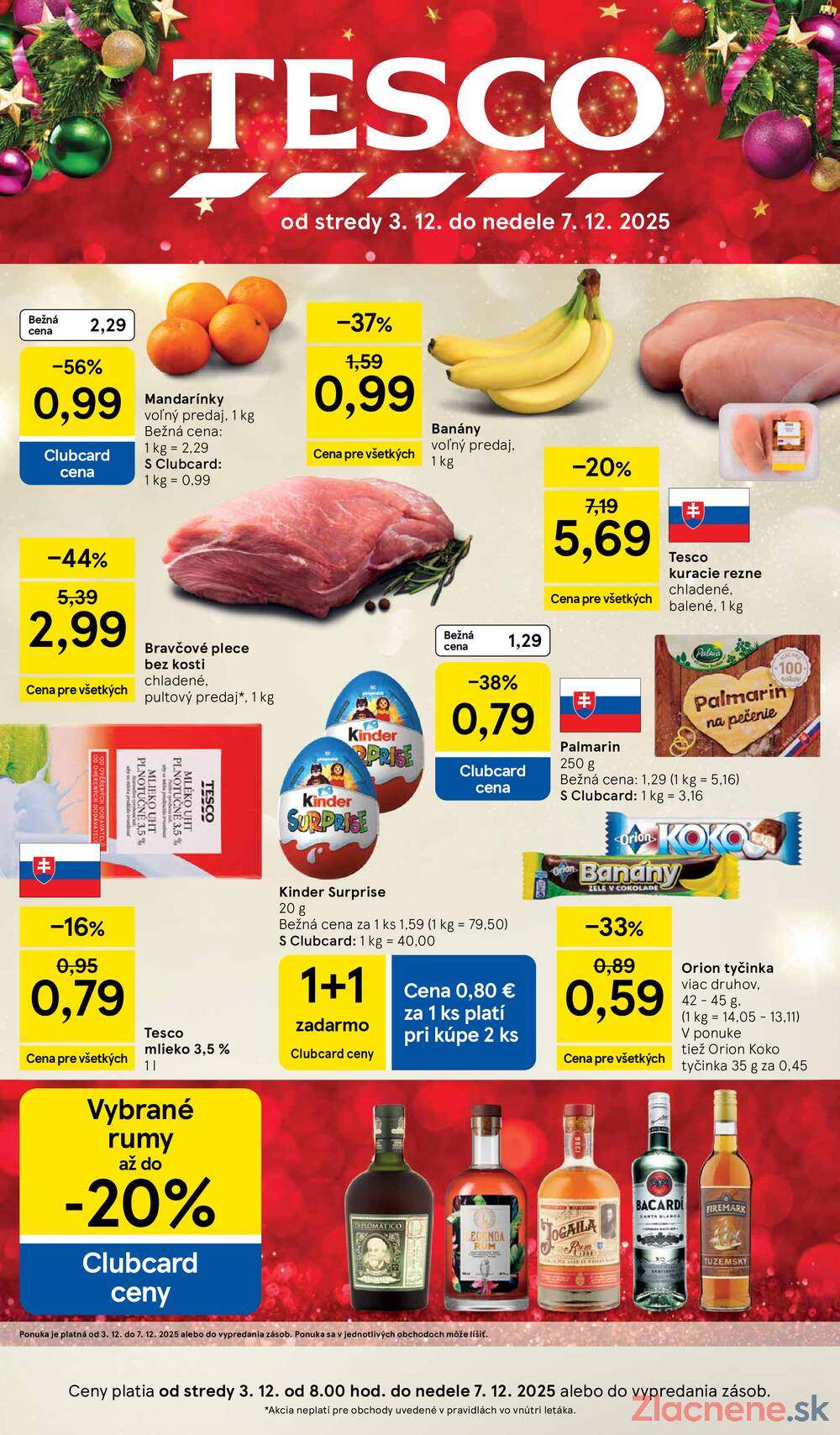 Leták Tesco
		  platný do 7.12.2025 - strana 1