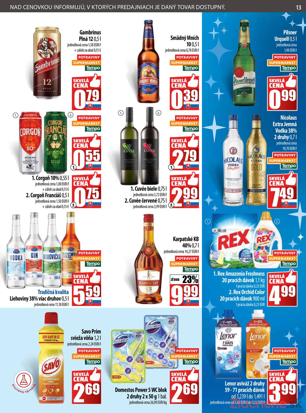 Leták COOP Jednota Slovensko
		  platný do 3.12.2025 - strana 13