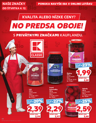 Leták Kaufland
		  platný do 10.12.2025 - strana 44