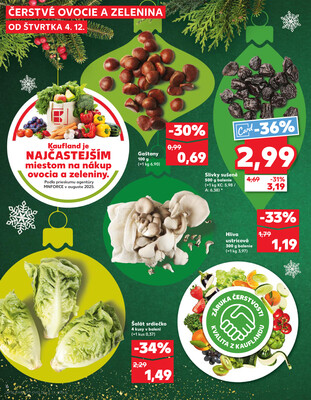 Kaufland 4.12. - 10.12. - Kaufland Piešťany