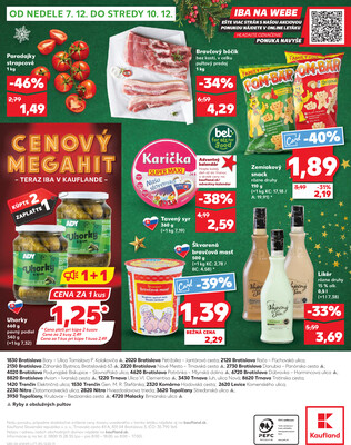 Kaufland 4.12. - 10.12. - Kaufland Bratislava - Rača