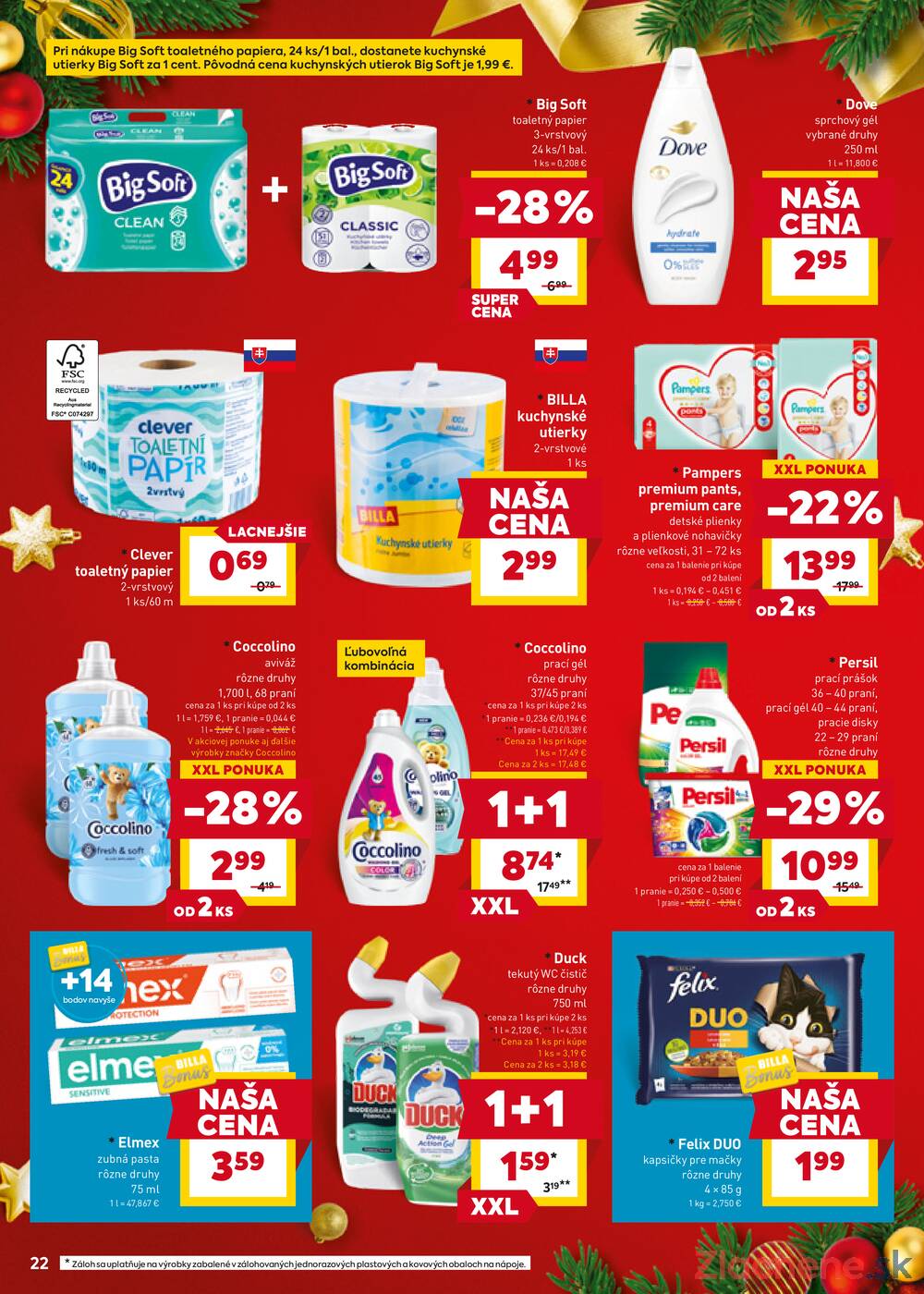 Leták Billa - Billa od 3.12. do 9.12.2025 - strana 22