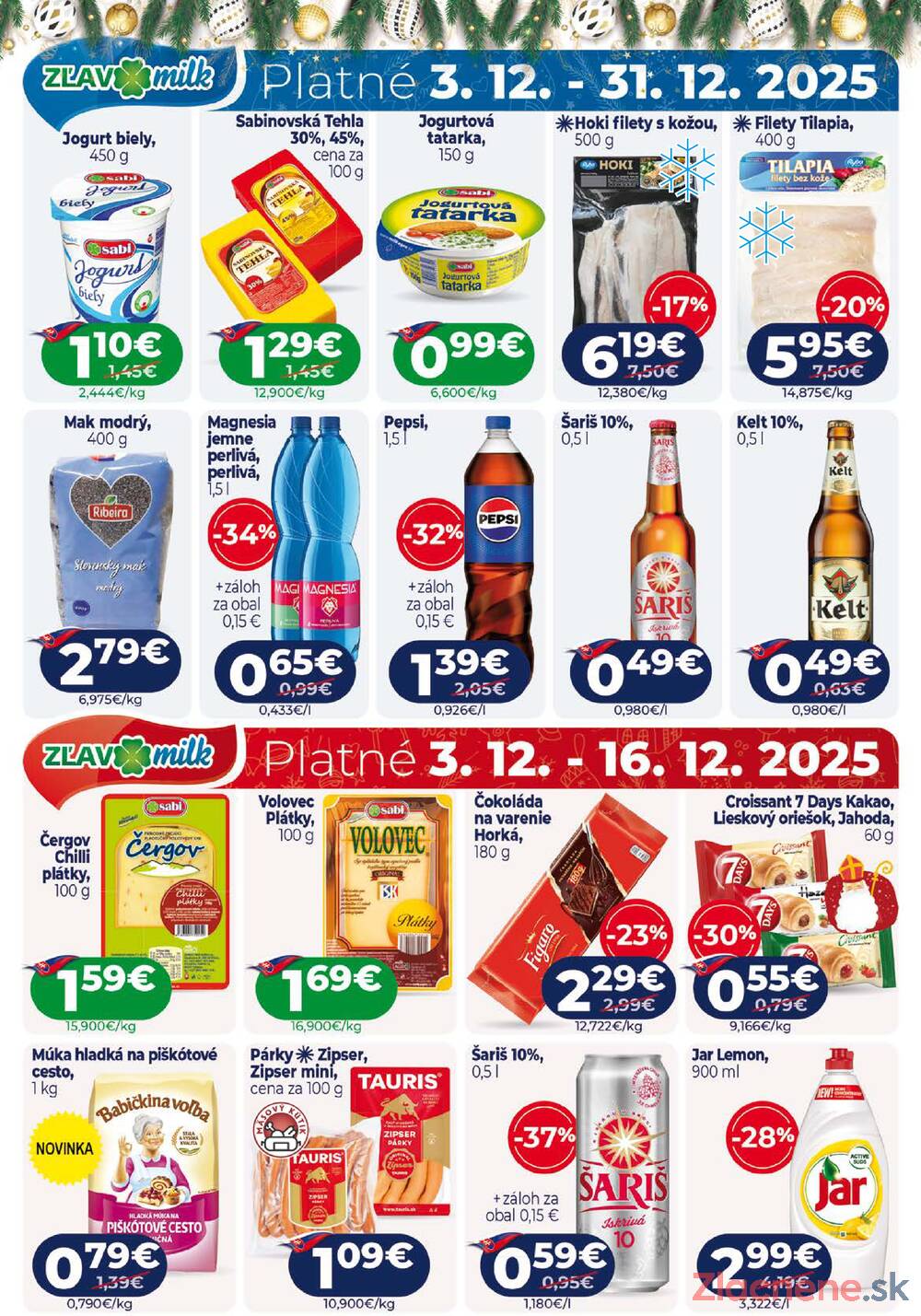 Leták MILK - AGRO
		  platný do 9.12.2025 - strana 16