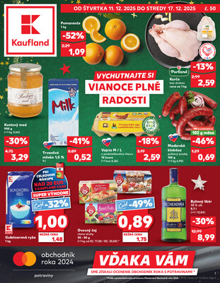 Leták Kaufland 11.12. - 17.12. - Kaufland Spišská Nová Ves