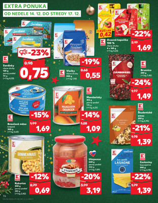 Kaufland 11.12. - 17.12. - Kaufland Púchov