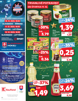 Kaufland 11.12. - 17.12. - Kaufland Poprad - Jiřího Wolkera