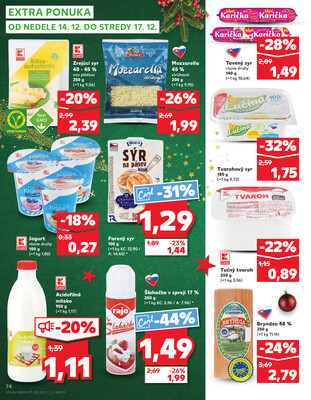 Kaufland 11.12. - 17.12. - Kaufland (A. H. Škultétyho, Veľký Krtíš)