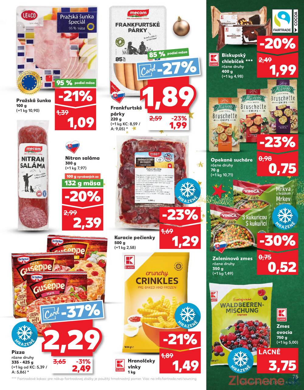 Leták Kaufland - Kaufland 11.12. - 17.12. - Kaufland Svidník - strana 75 Leták Kaufland - Kaufland 11.12. - 17.12. - Kaufland Svidník - strana 75