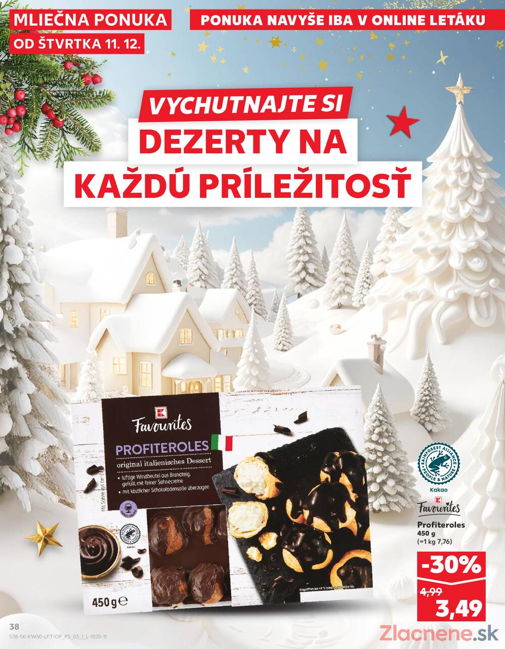 Leták Kaufland - Kaufland 11.12. - 17.12. - Kaufland  Bratislava - Zahorska Bystrica - strana 38