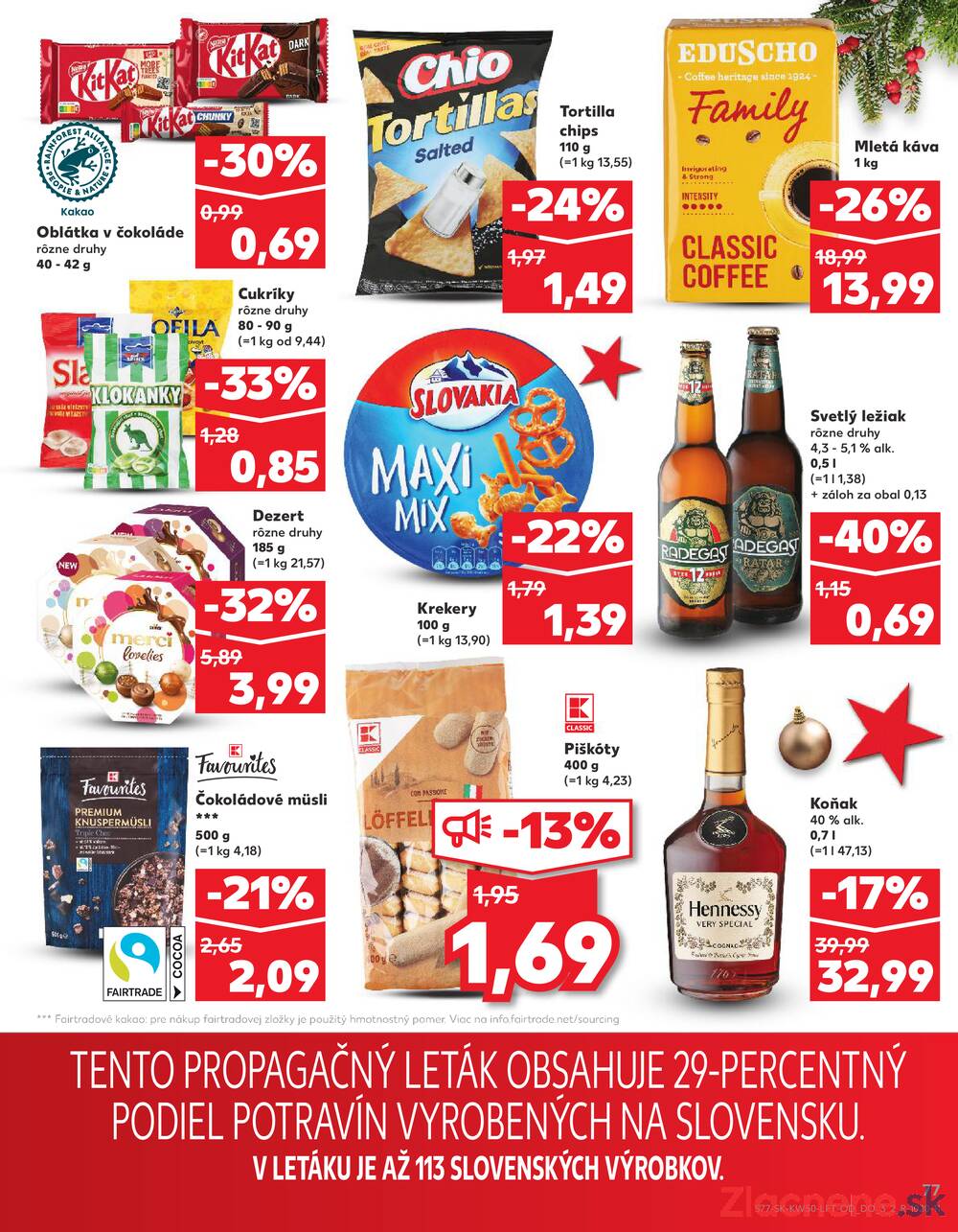 Leták Kaufland - Kaufland 11.12. - 17.12. - Kaufland  Bratislava - Zahorska Bystrica - strana 77