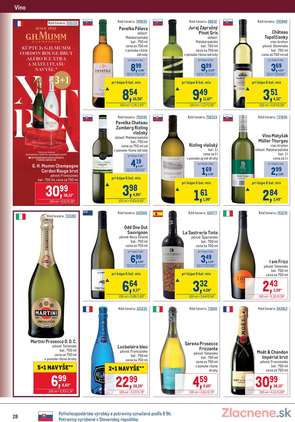 Leták METRO - Metro Gastronómia do 31.12. - strana 28