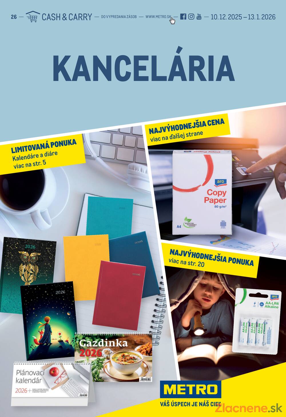 Leták METRO - Metro Kancelária do 13.1. - strana 1