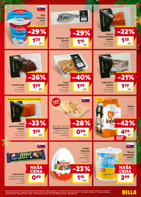 Billa od 17.12. do 23.12.2025