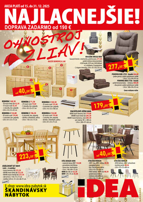 leták IDEA nábytok