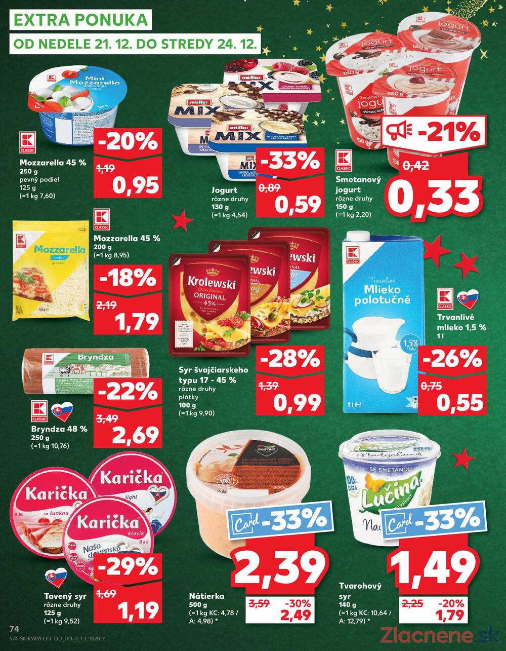 Leták Kaufland - Kaufland 18.12. - 24.12. - Kaufland Brezno - strana 74