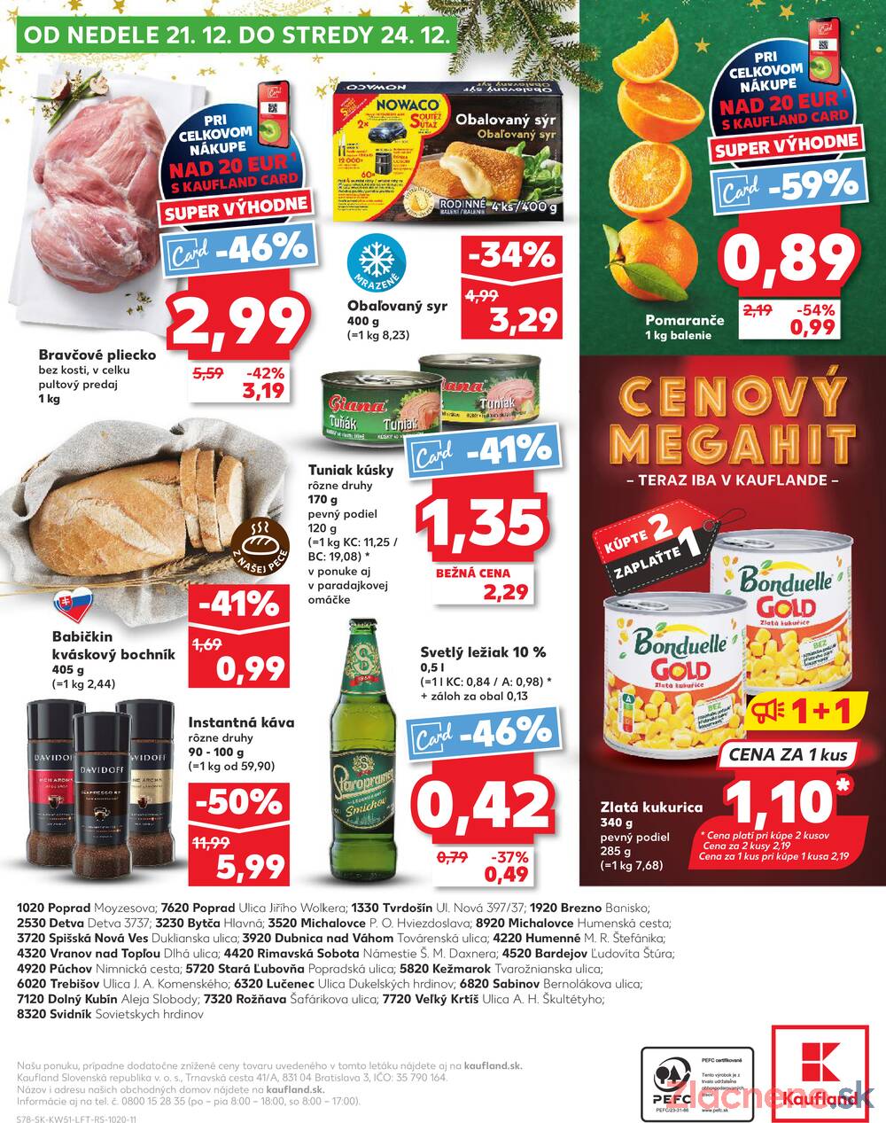 Leták Kaufland - Kaufland 18.12. - 24.12. - Kaufland Brezno - strana 78