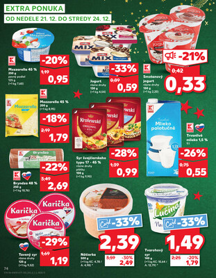 Kaufland 18.12. - 24.12. - Kaufland Brezno