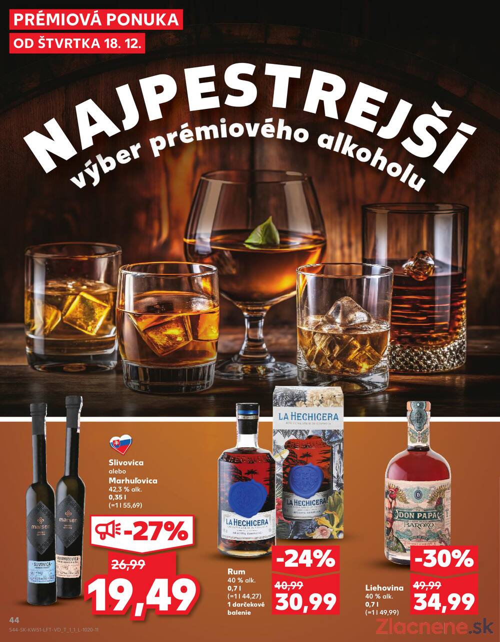 Leták Kaufland - Kaufland 18.12. - 24.12. - Kaufland Spišská Nová Ves - strana 44