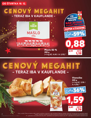 Kaufland 18.12. - 24.12. - Kaufland Šaľa