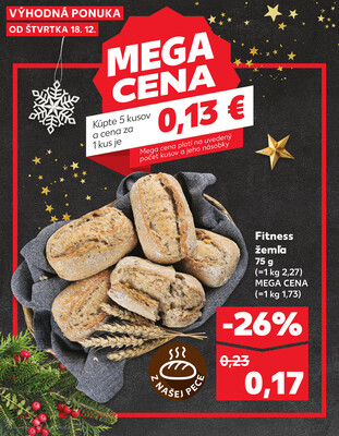 Kaufland 18.12. - 24.12. - Kaufland Šaľa