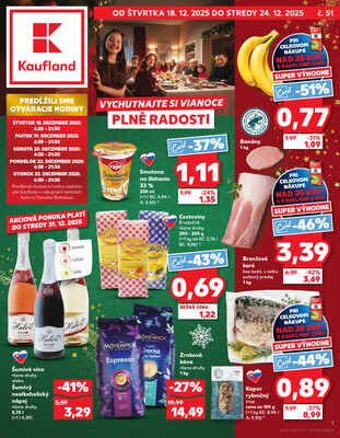 Leták Kaufland 18.12. - 24.12. - Kaufland Topoľčany-Krušovce