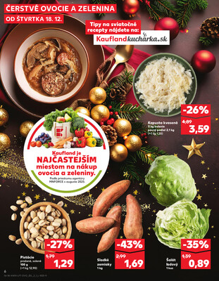 Kaufland 18.12. - 24.12. - Kaufland Zvolen Zapad-Teplicky