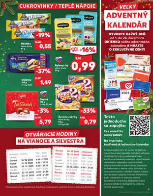 Kaufland 18.12. - 24.12. - Kaufland Zvolen Zapad-Teplicky