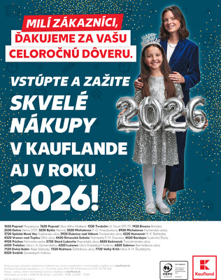 Kaufland 27.12. - 31.12. - Kaufland Poprad - Jiřího Wolkera