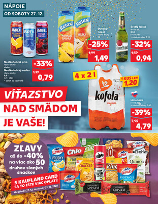 Kaufland 27.12. - 31.12. - Kaufland Zlaté Moravce