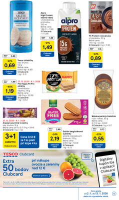 Tesco supermarkety od 2.1. do 6.1.2026