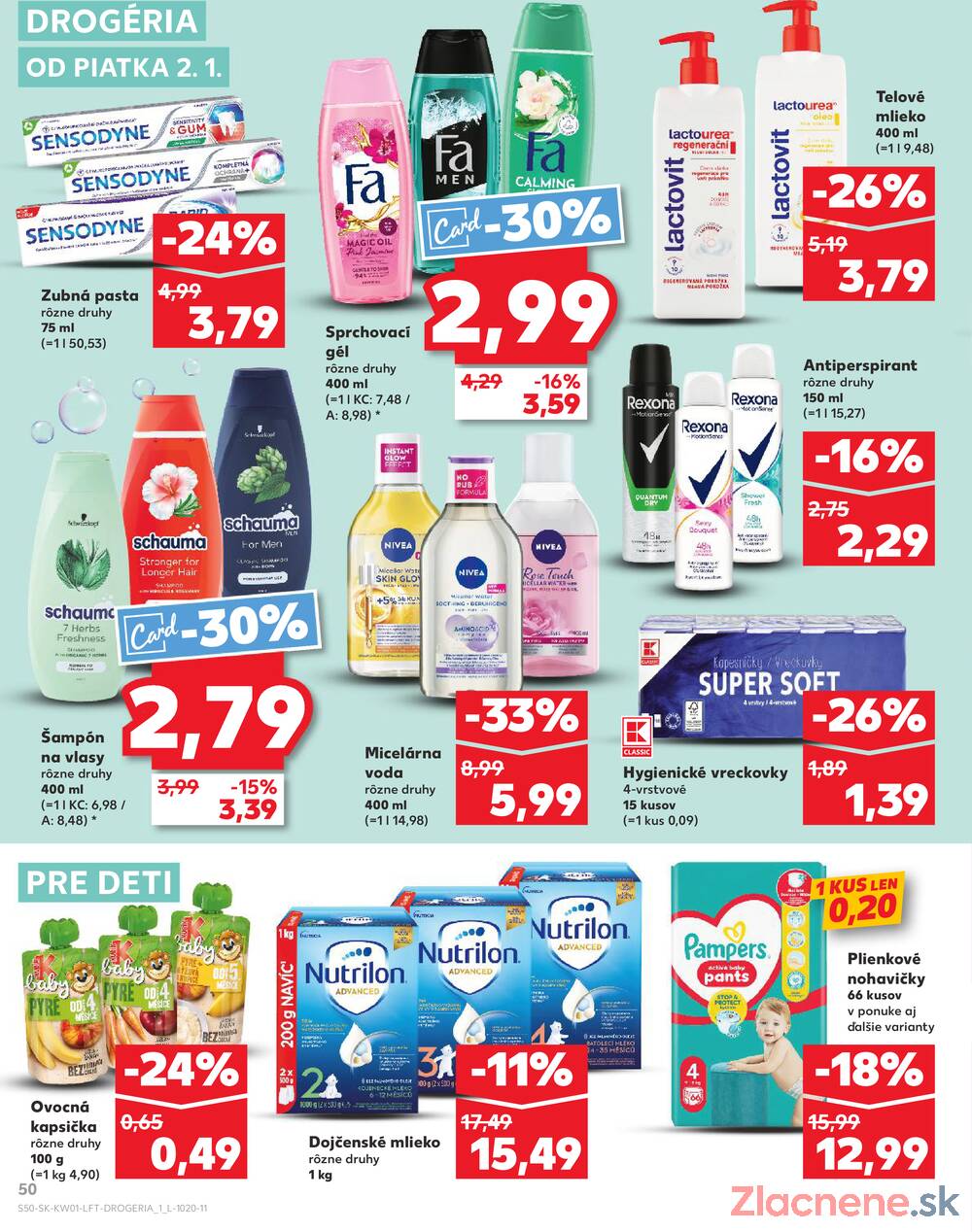 Leták Kaufland - Kaufland 2.1. - 7.1. - Kaufland Zlaté Moravce - strana 50