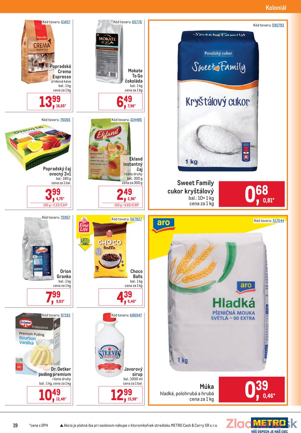 Leták METRO - METRO Gastronómia do 13.1. - strana 19