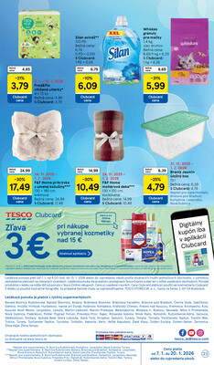 Tesco supermarkety od 7.1. do 13.1.2026