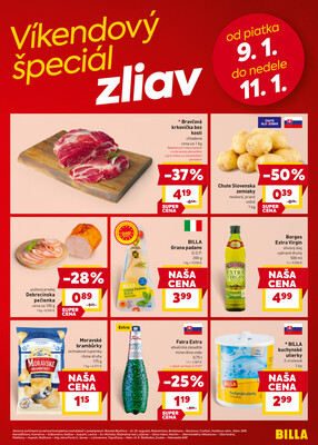 BILLA od 7.1. do 13.1.2026