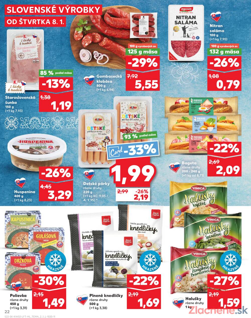 Leták Kaufland - Kaufland 8.1. - 14.1. - Kaufland Bardejov - strana 22