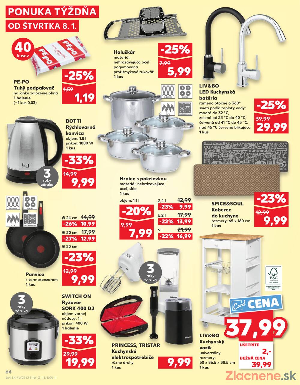 Leták Kaufland - Kaufland 8.1. - 14.1. - Kaufland Bardejov - strana 64 Leták Kaufland - Kaufland 8.1. - 14.1. - Kaufland Bardejov - strana 64