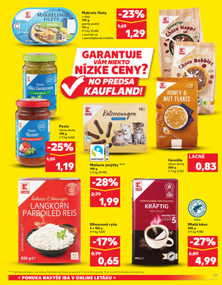 Kaufland 8.1. - 14.1. - Kaufland Bardejov