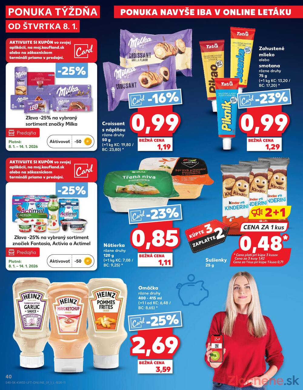 Leták Kaufland - Kaufland 8.1. - 14.1. - Kaufland Poprad - Jiřího Wolkera - strana 40