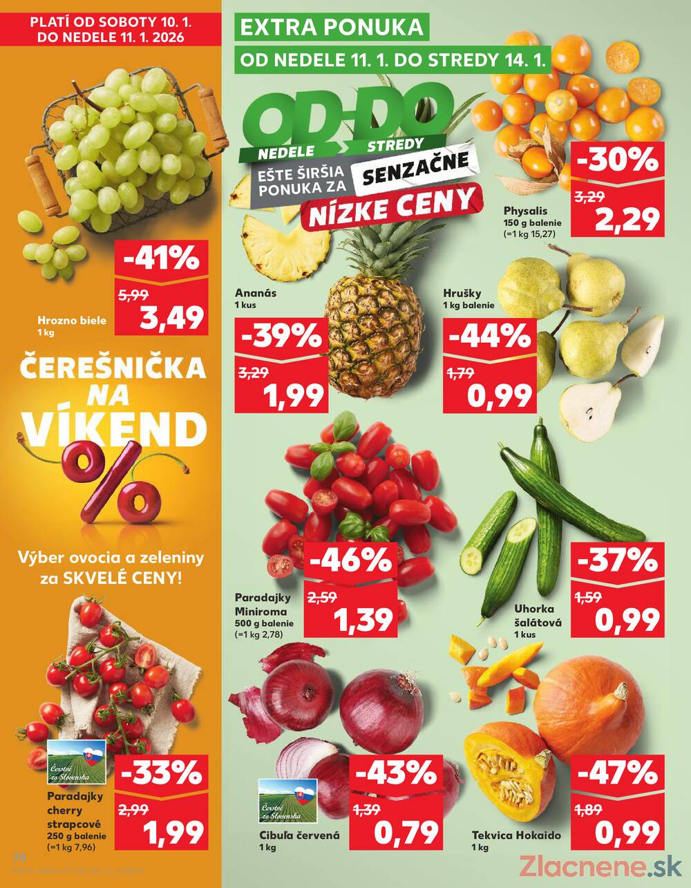 Leták Kaufland - Kaufland 8.1. - 14.1. - Kaufland Poprad - Jiřího Wolkera - strana 70
