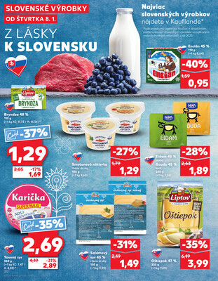 Kaufland 8.1. - 14.1. - Kaufland Poprad - Jiřího Wolkera